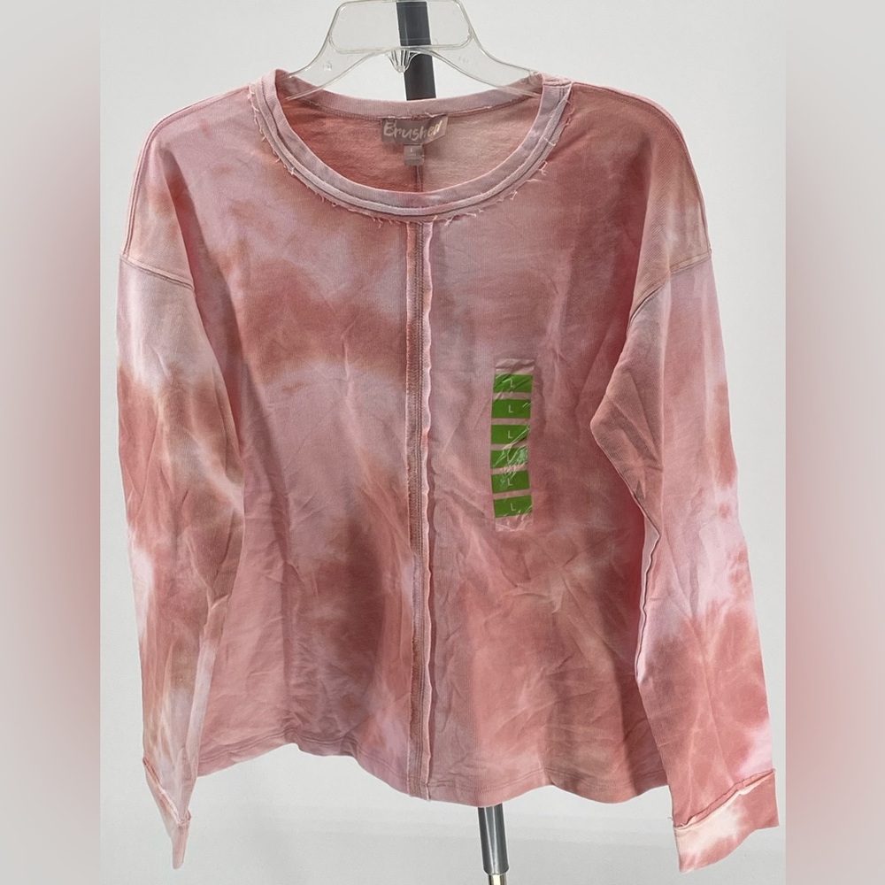 Brushed Brand Tie Dye Long Sleeve Tee - Picture 4 of 6